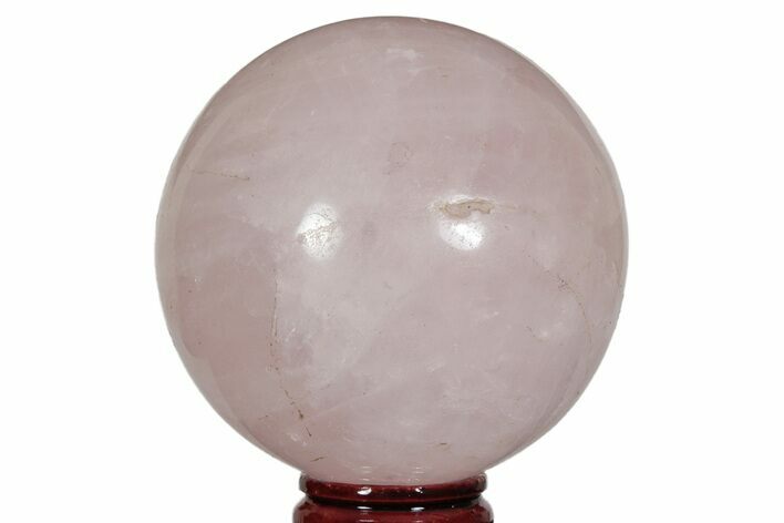 Polished Rose Quartz Sphere - Madagascar #210241